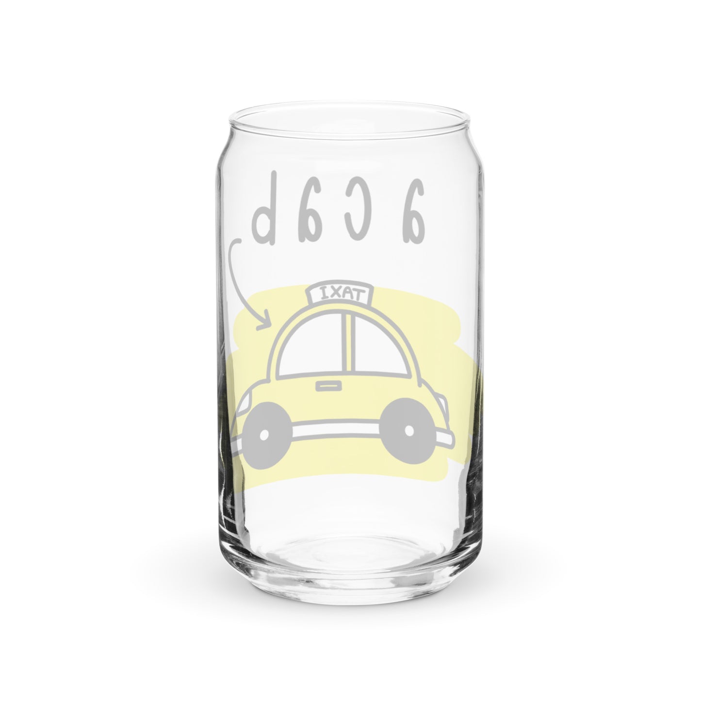 It's A CAB! Can-shaped glass (straw/lid avail.)