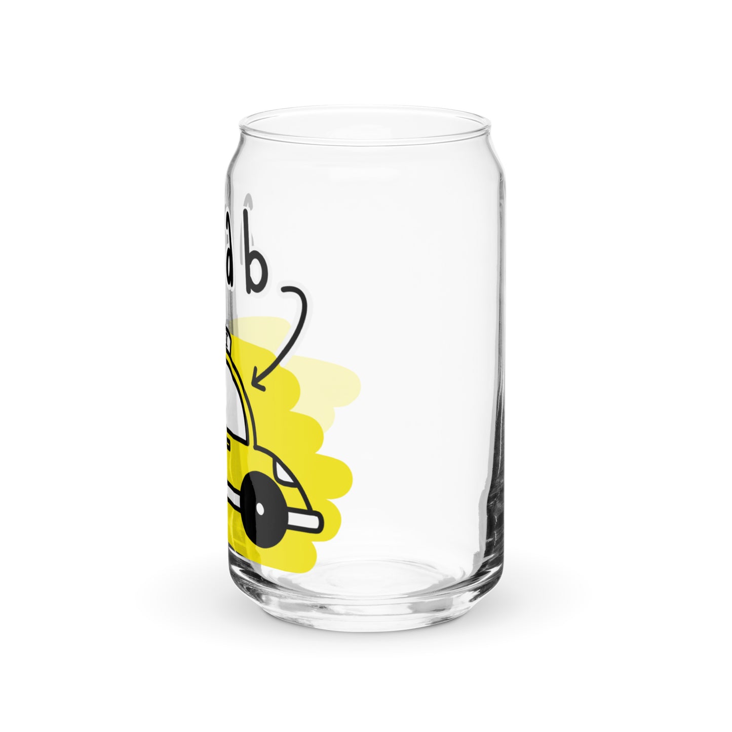 It's A CAB! Can-shaped glass (straw/lid avail.)