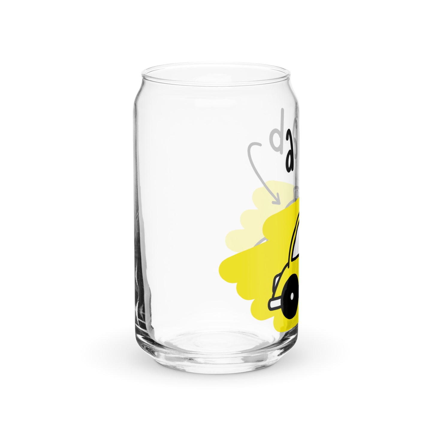 It's A CAB! Can-shaped glass (straw/lid avail.)