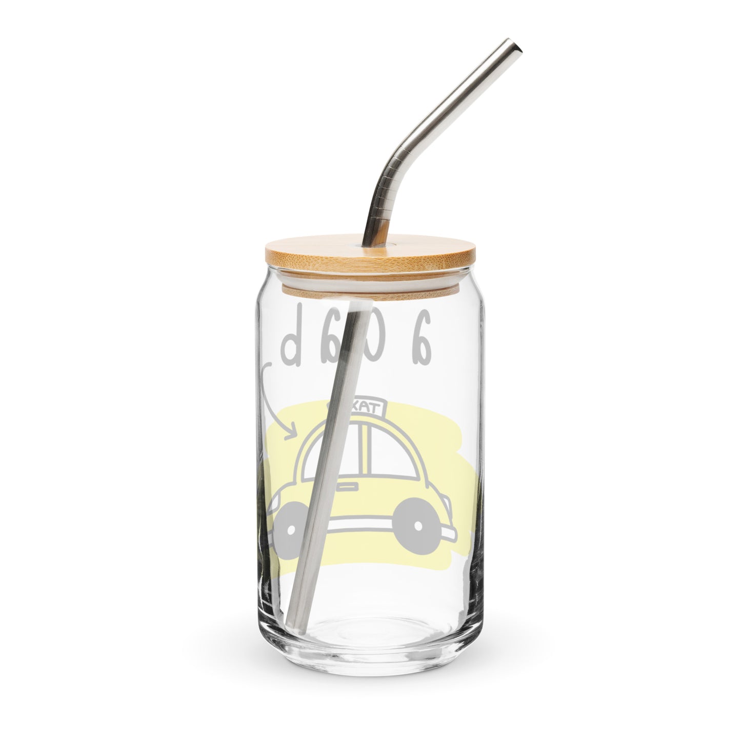 It's A CAB! Can-shaped glass (straw/lid avail.)