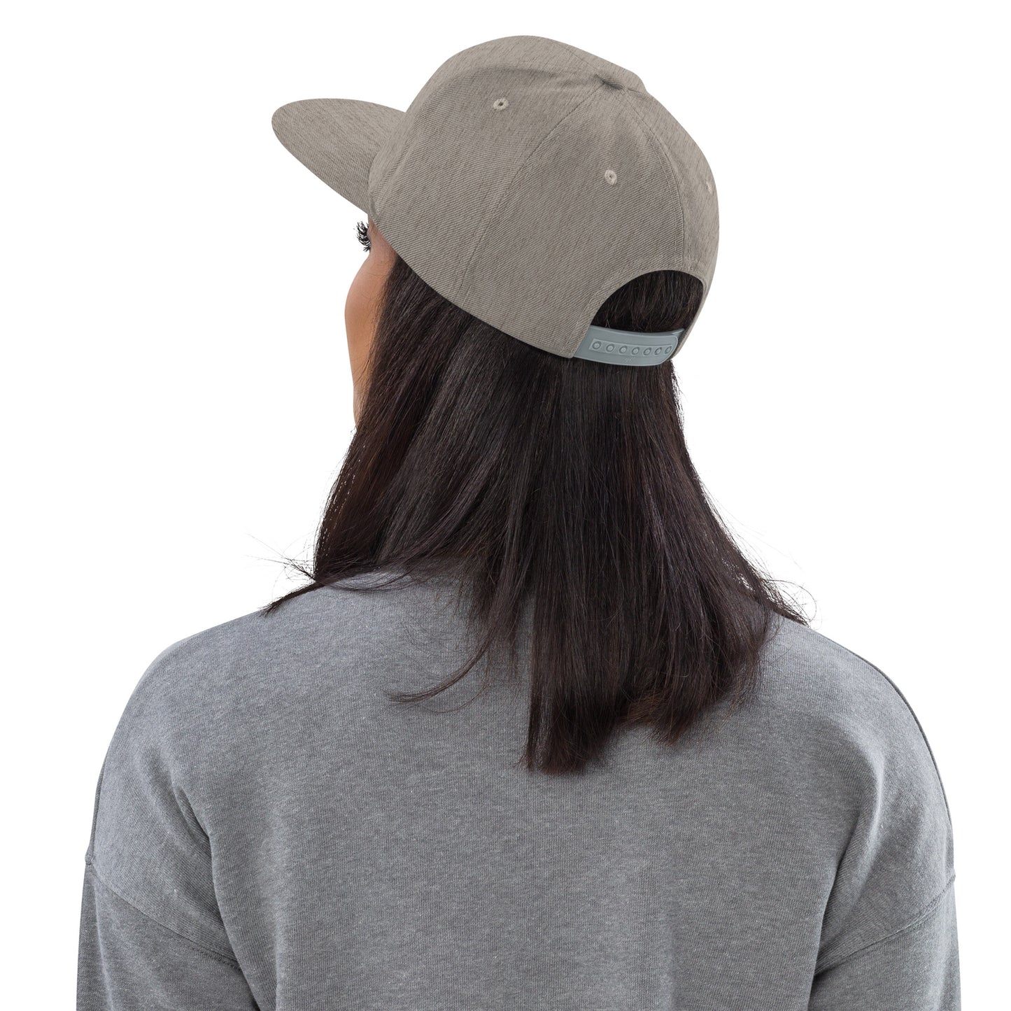 #LandBack White Buffalo Calf Snapback Hat