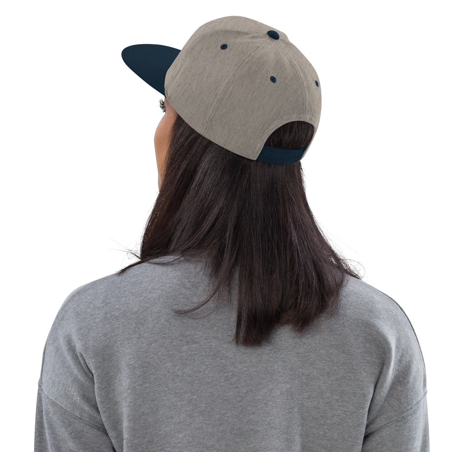 #LandBack White Buffalo Calf Snapback Hat