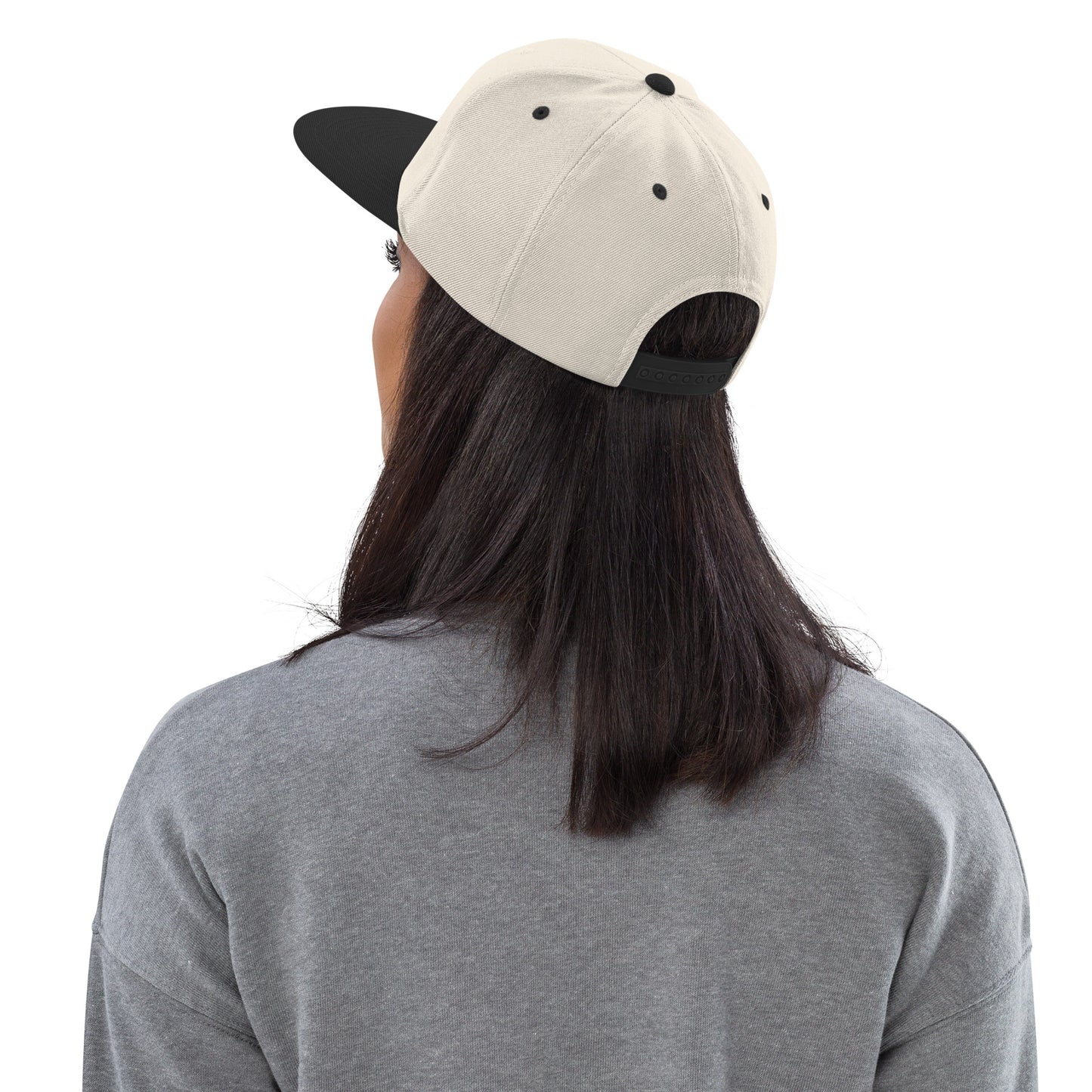 #LandBack White Buffalo Calf Snapback Hat