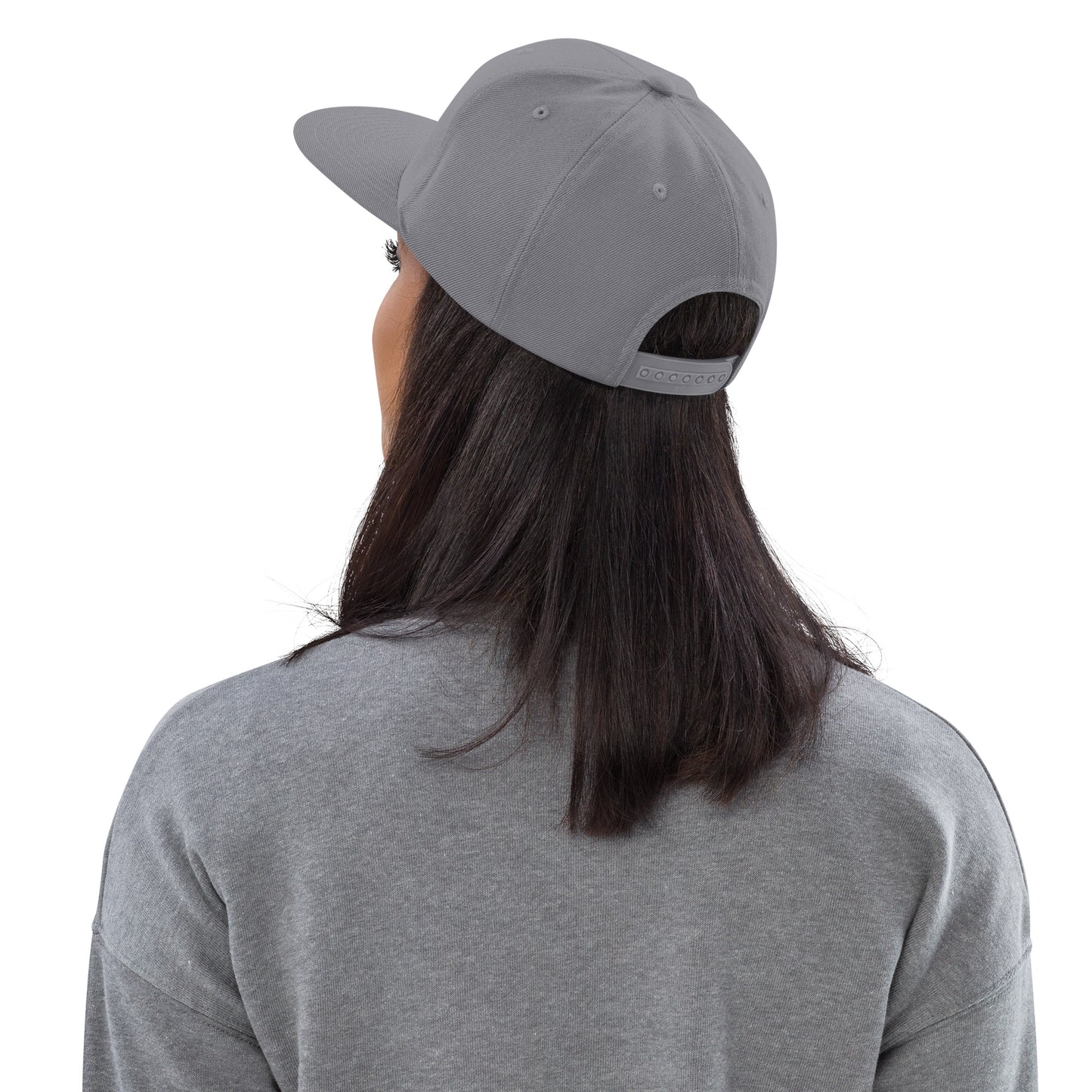 #LandBack White Buffalo Calf Snapback Hat