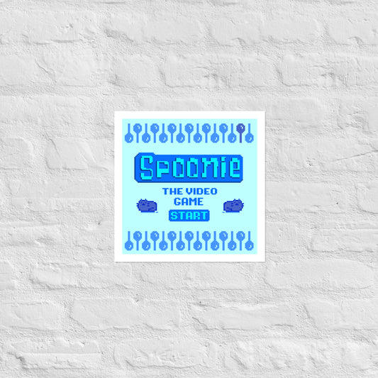 Spoonie: The Video Game Start Menu DITL Matte paper poster