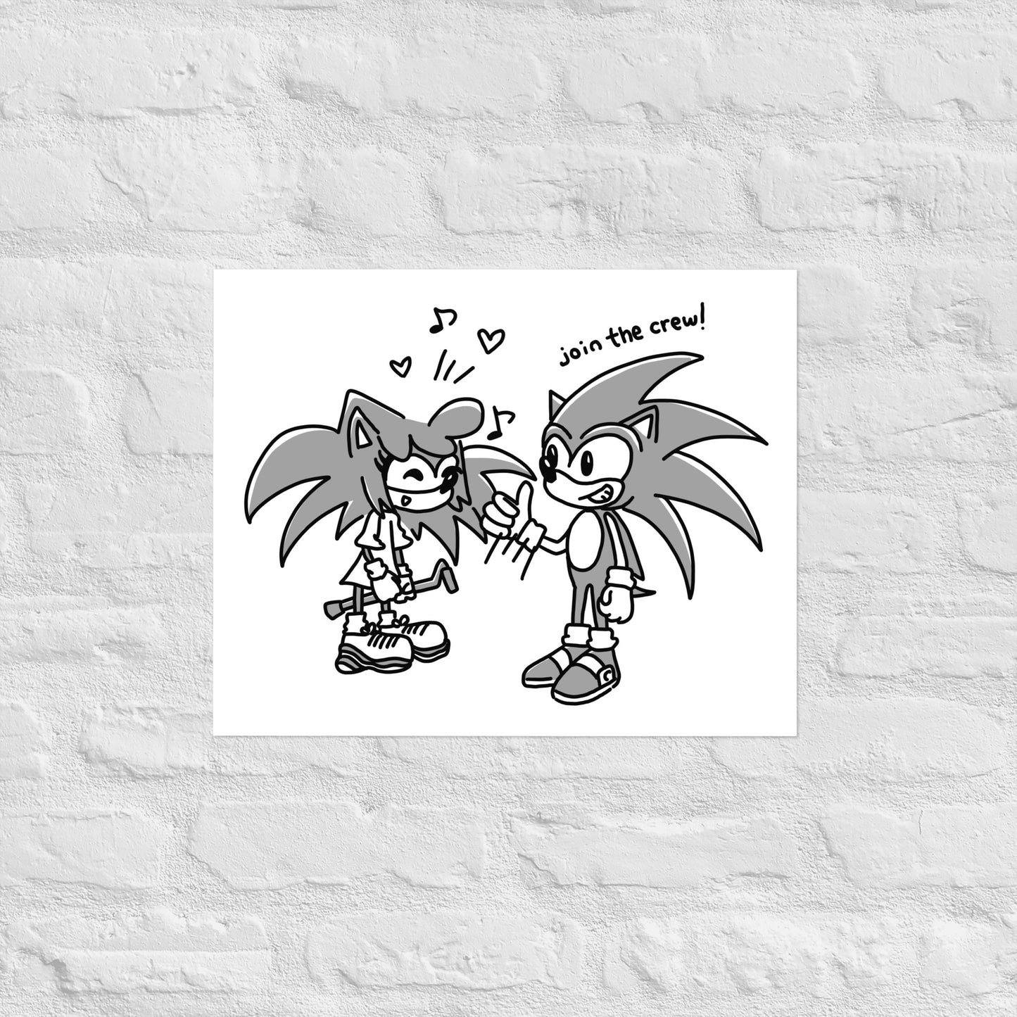 Luna The Hedgehog "Join The Crew" Bonus Panel DITL Matte paper poster