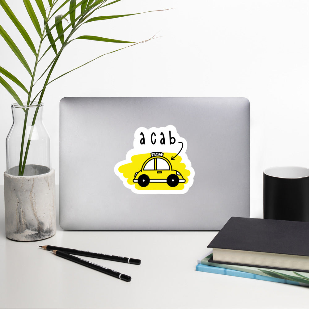 It's A CAB! Bubble-free Sticker