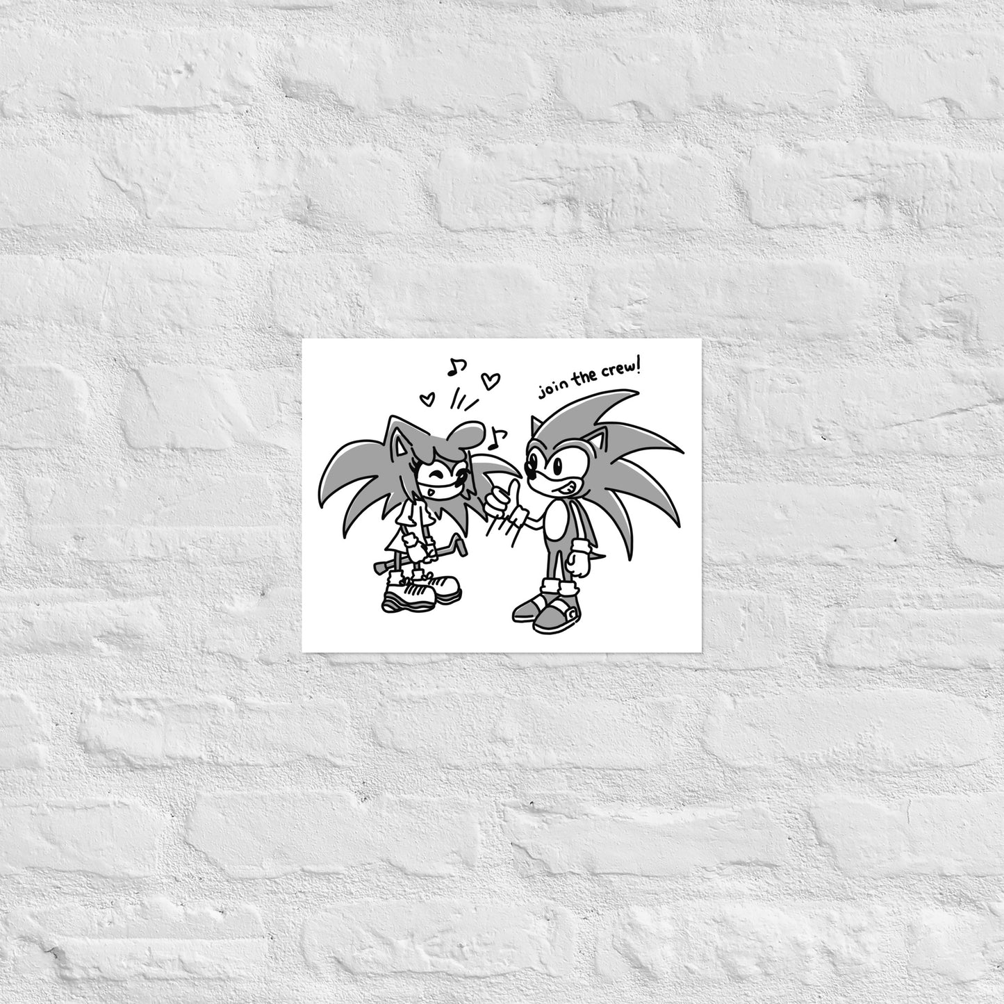 Luna The Hedgehog "Join The Crew" Bonus Panel DITL Luster paper poster