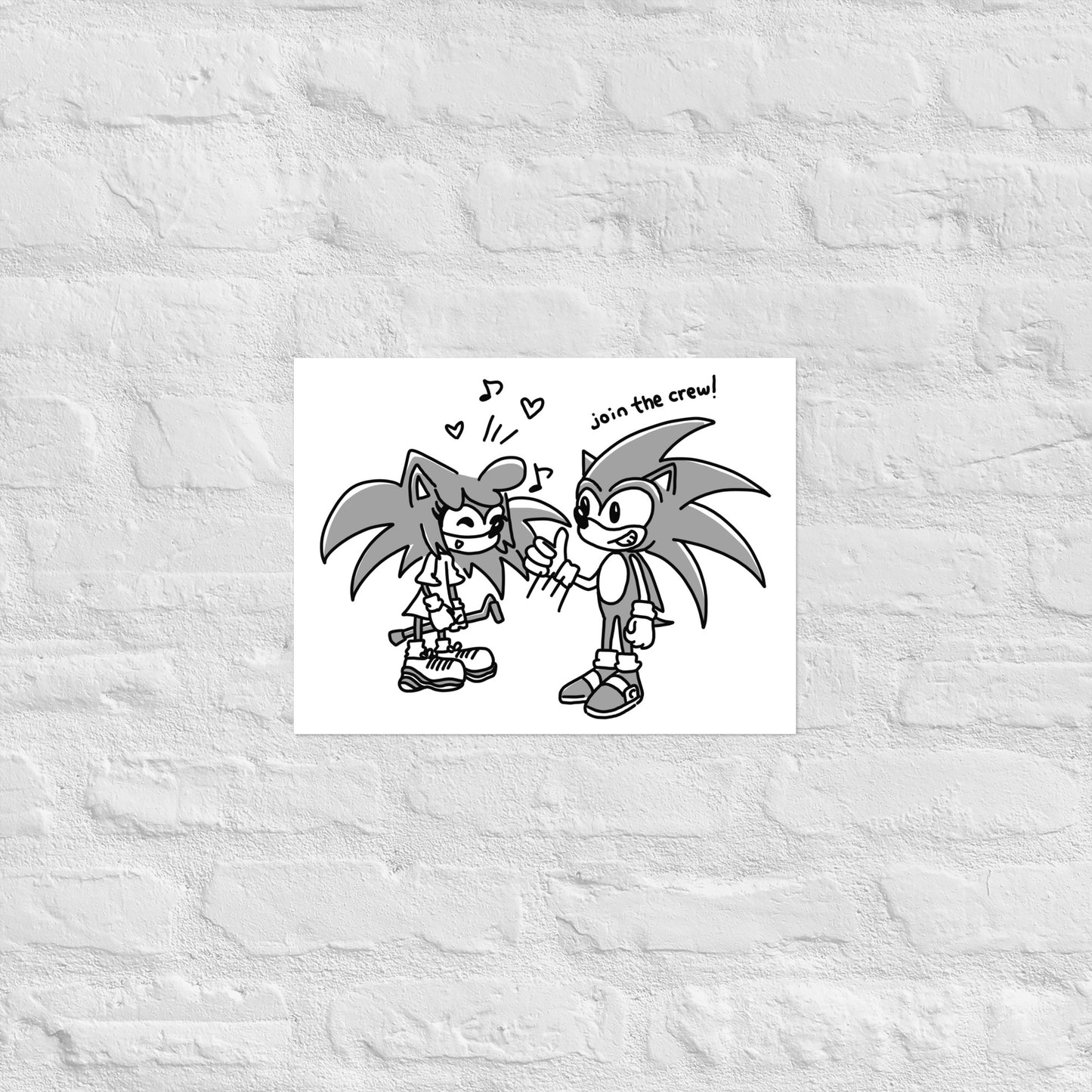 Luna The Hedgehog "Join The Crew" Bonus Panel DITL Luster paper poster