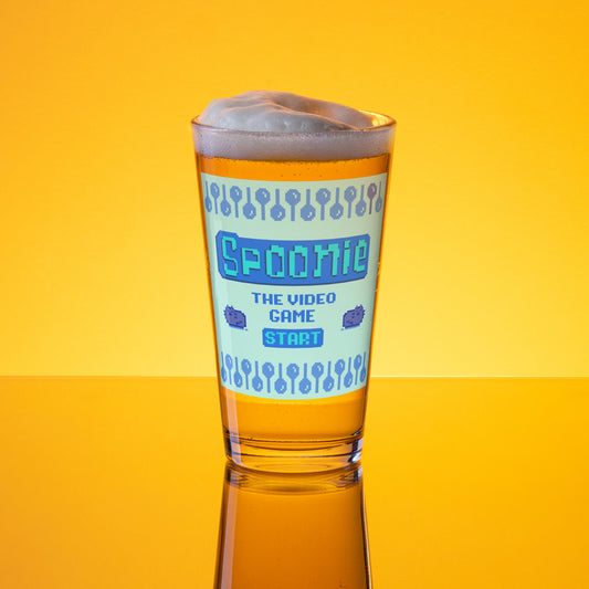 Spoonie: The Video Game Start Menu DITL Shaker pint glass