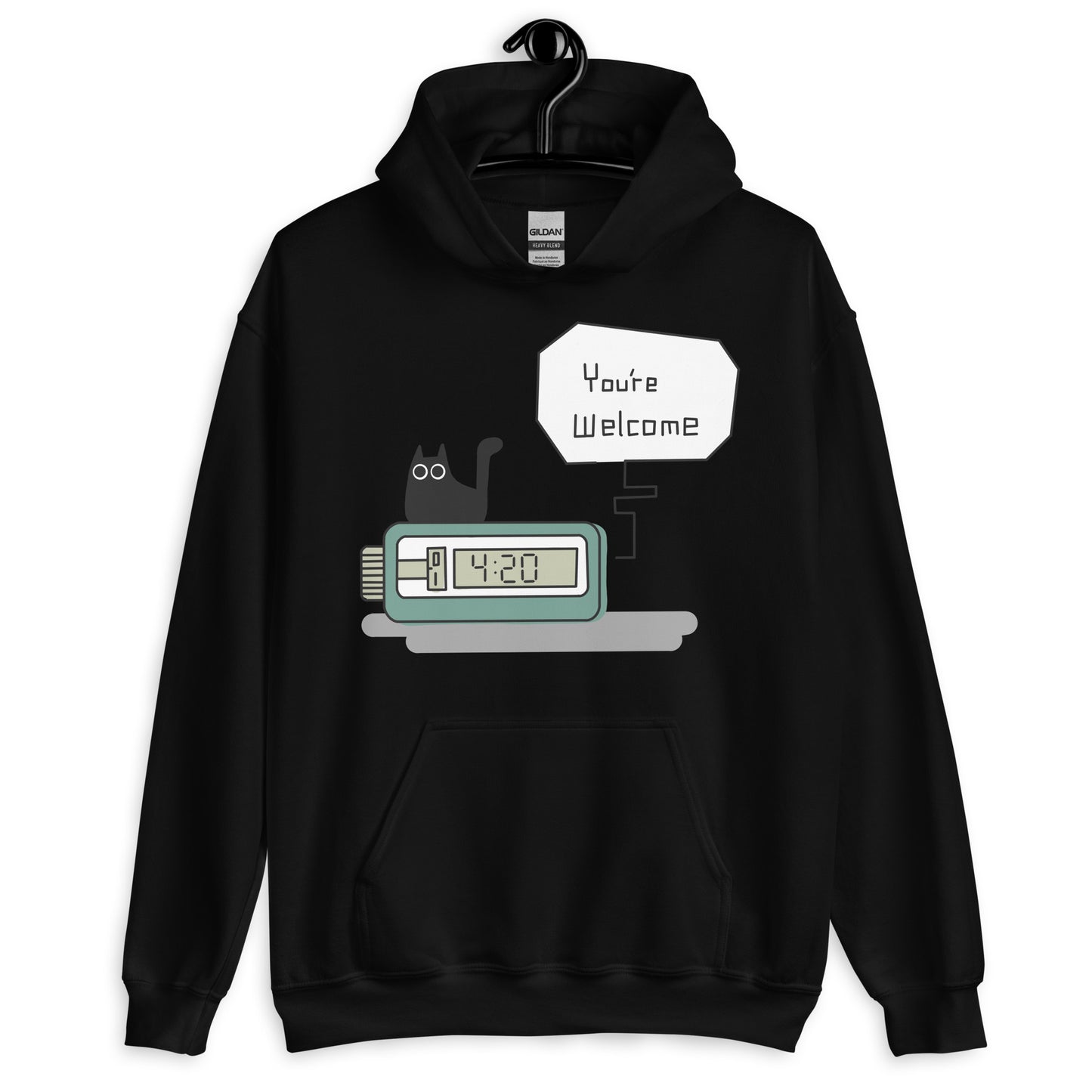 4:20 Clock "You're Welcome" Concept 2 Unisex Hoodie