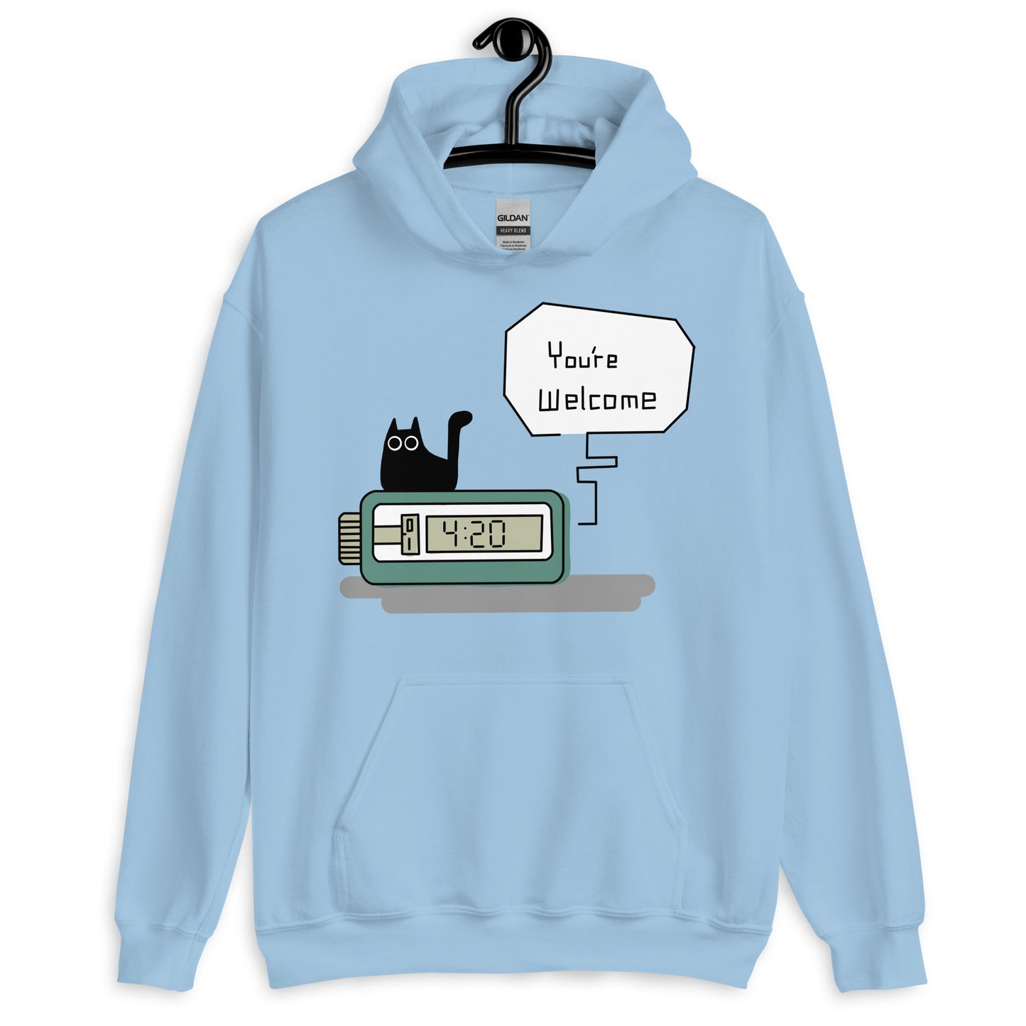 4:20 Clock "You're Welcome" Concept 2 Unisex Hoodie