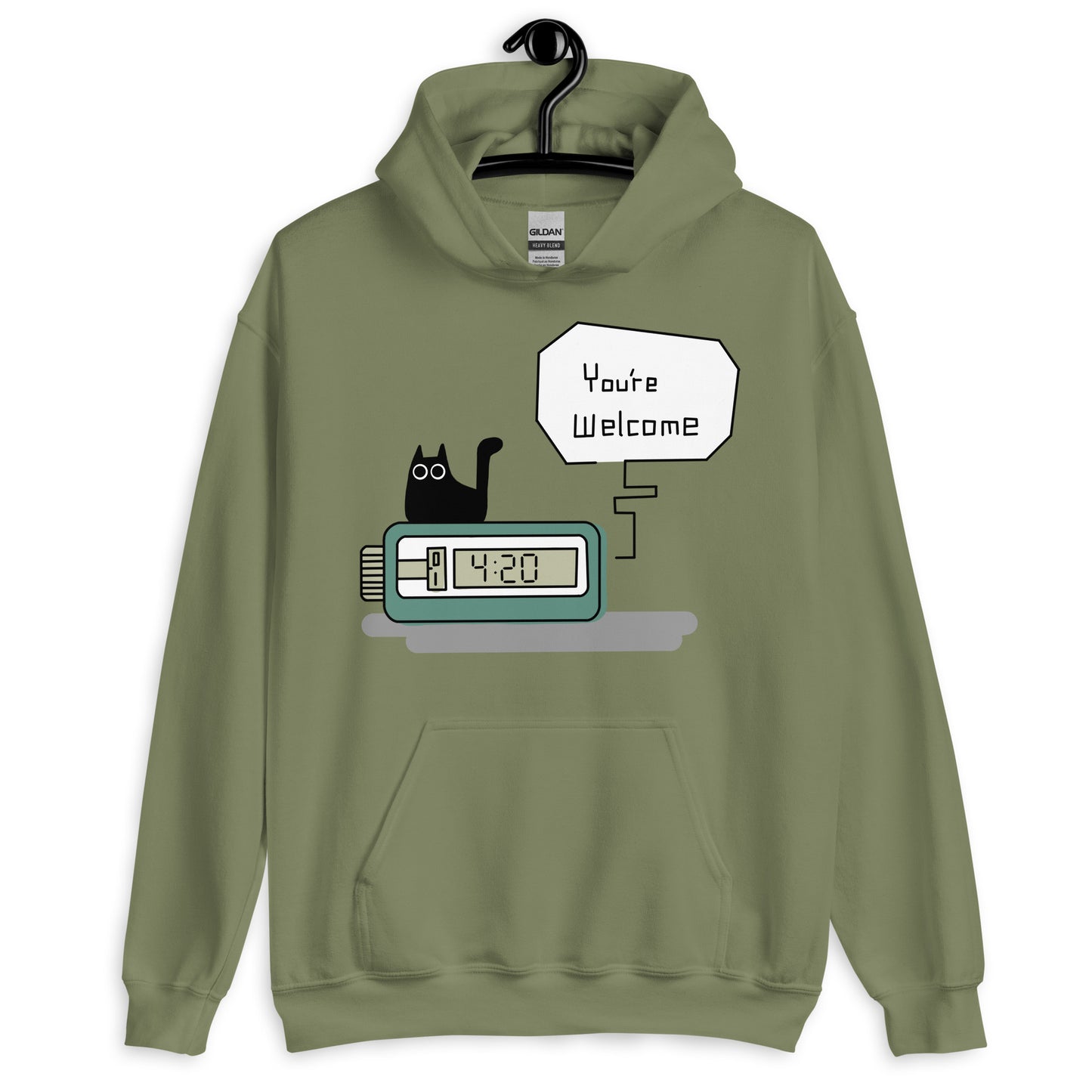 4:20 Clock "You're Welcome" Concept 2 Unisex Hoodie