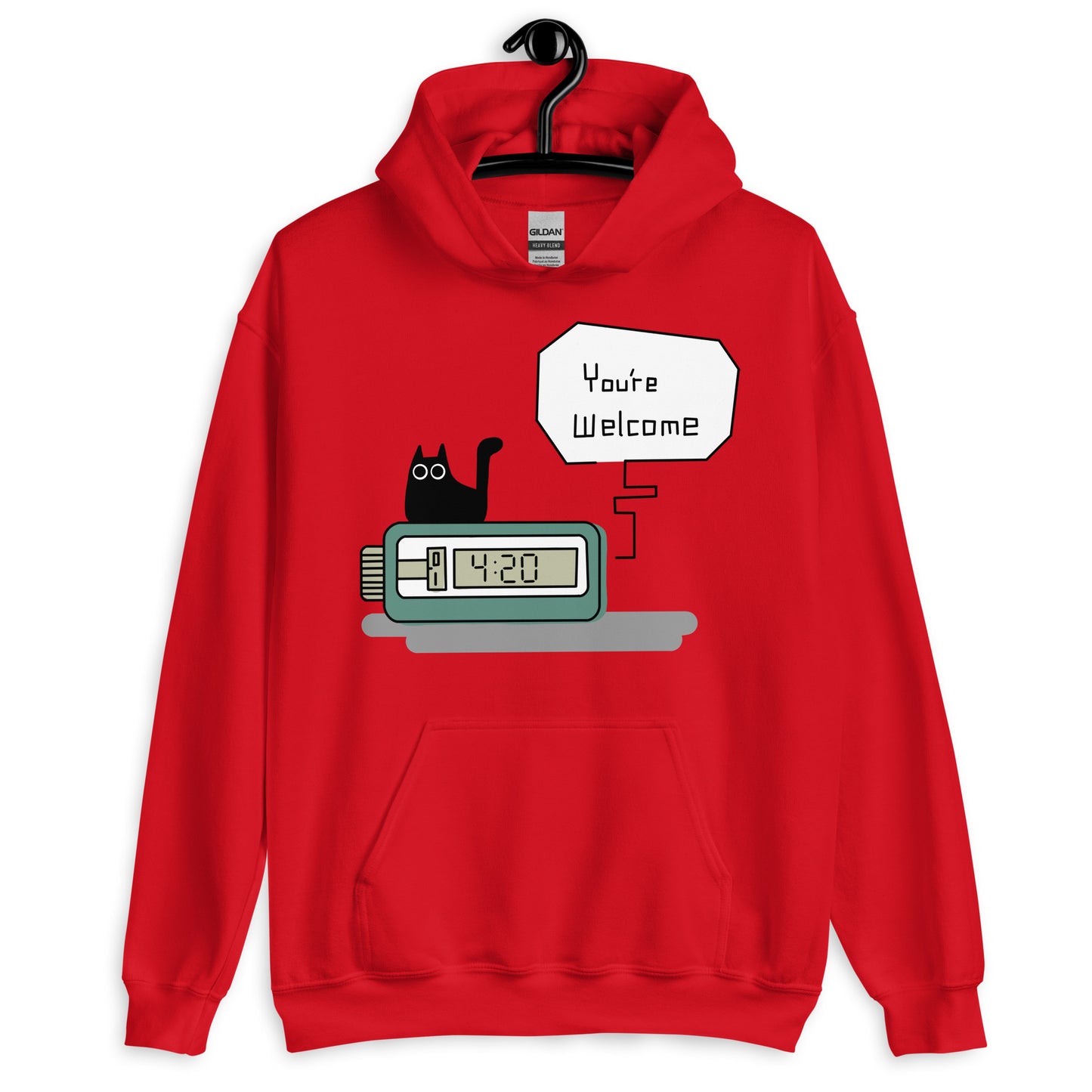 4:20 Clock "You're Welcome" Concept 2 Unisex Hoodie