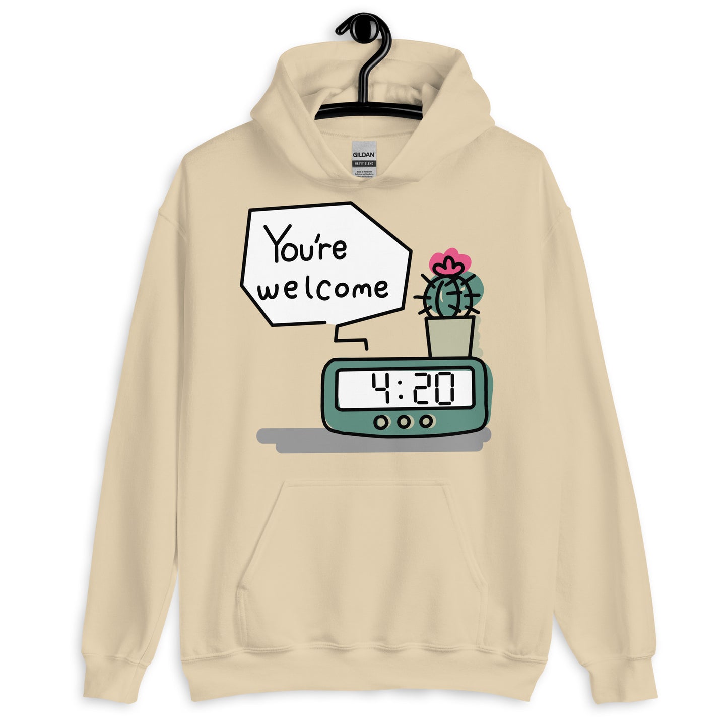 4:20 Clock "You're Welcome" Concept 1.1 Unisex Hoodie