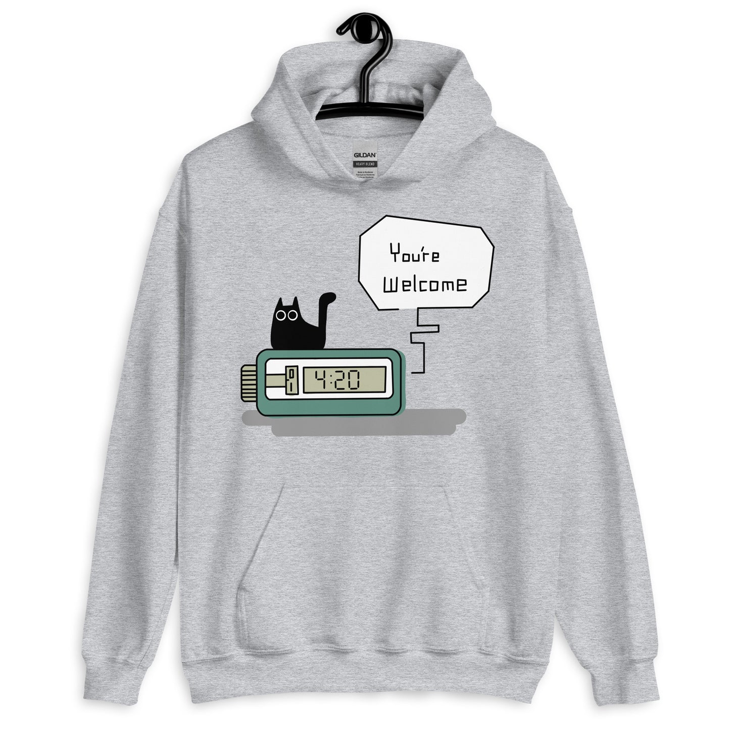 4:20 Clock "You're Welcome" Concept 2 Unisex Hoodie