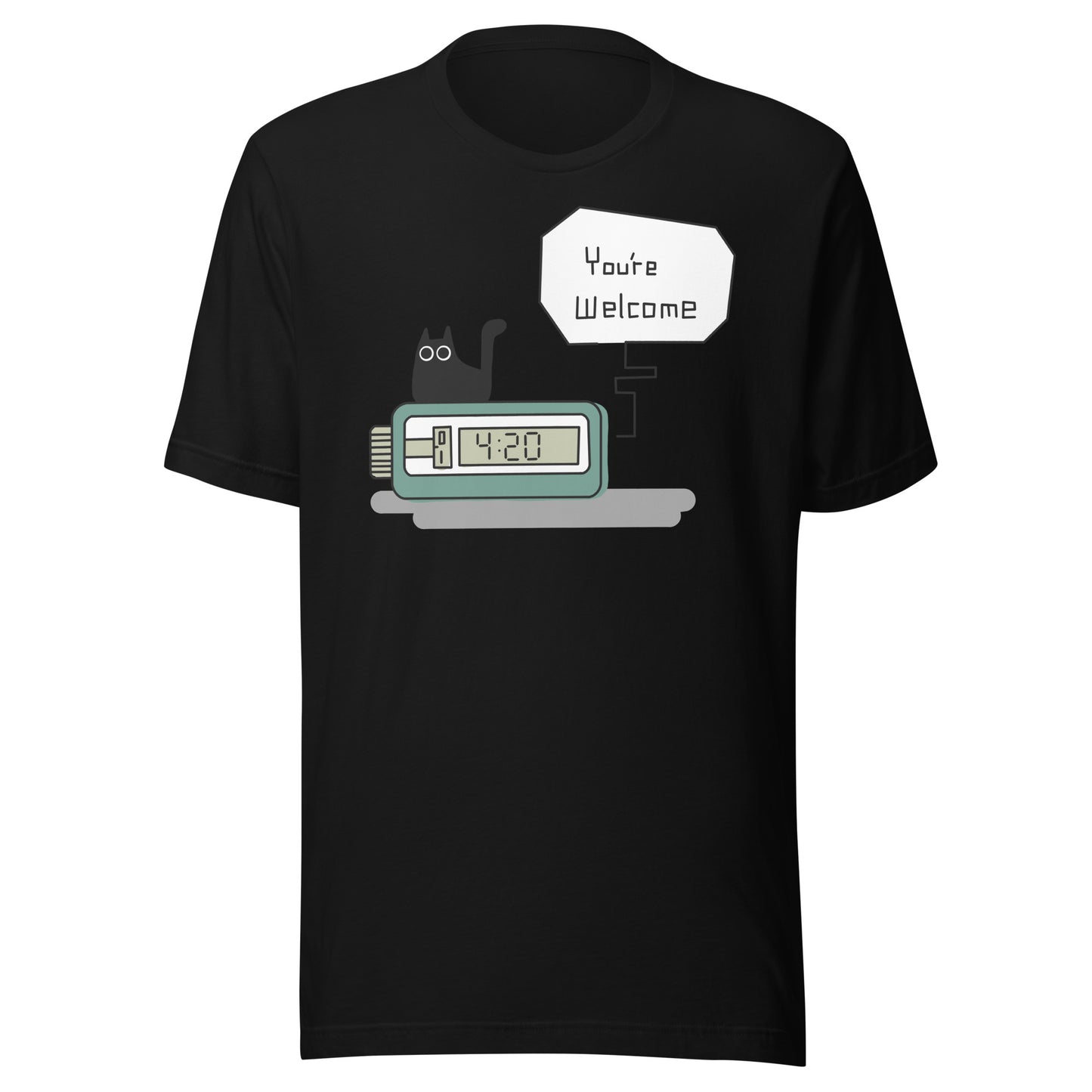 4:20 Clock "You're Welcome" Concept 2 Unisex t-shirt