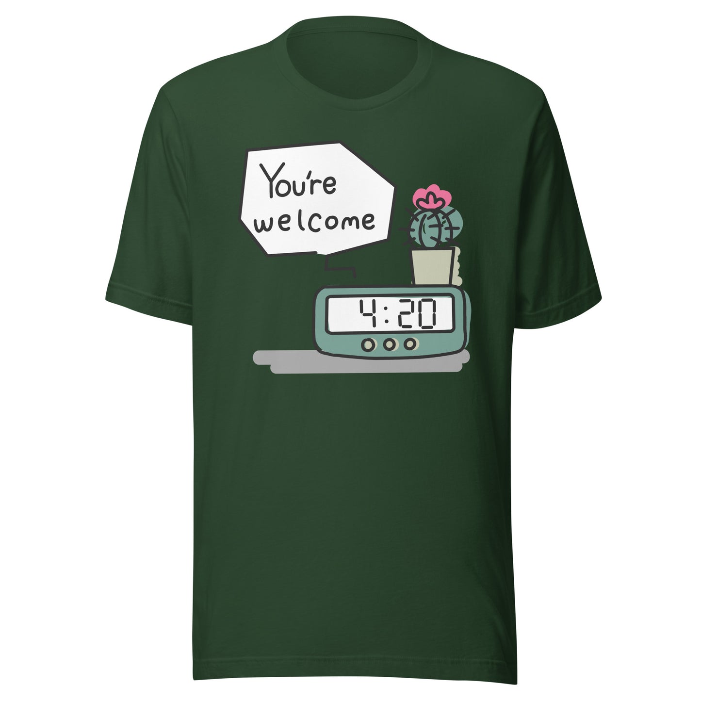 4:20 Clock "You're Welcome" Concept 1.1 Unisex t-shirt