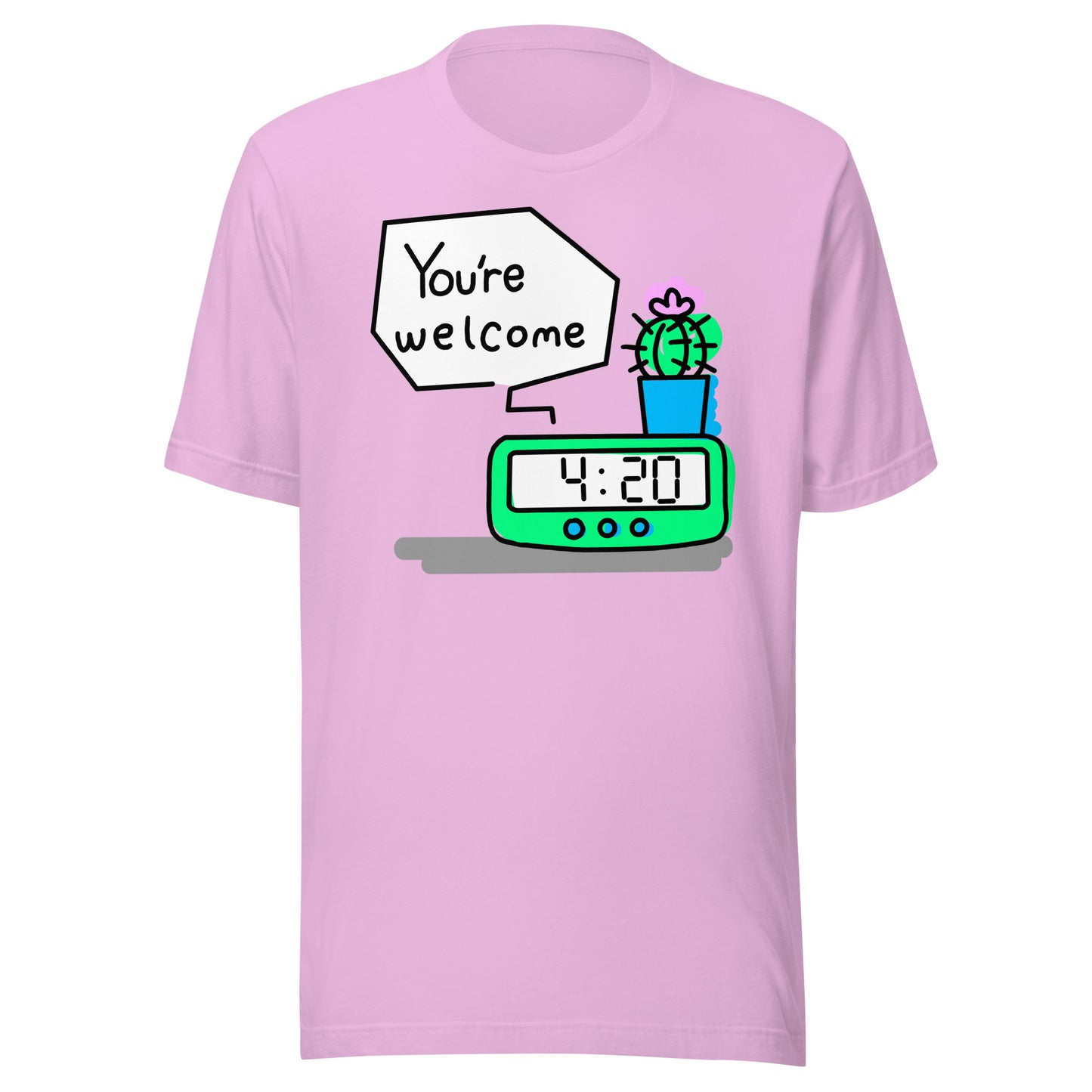 4:20 Clock "You're Welcome" Concept 1.2 Unisex t-shirt