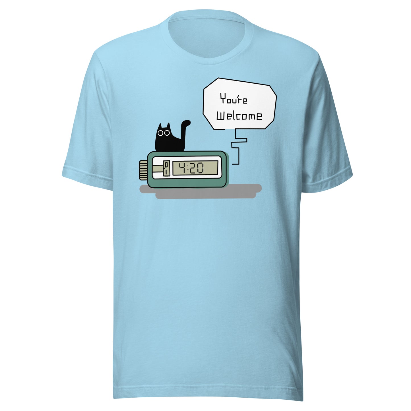 4:20 Clock "You're Welcome" Concept 2 Unisex t-shirt