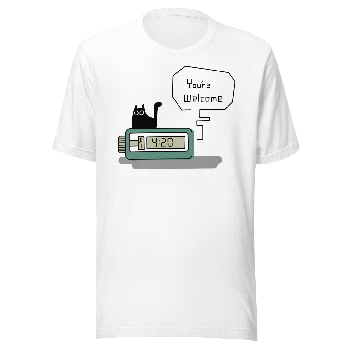 4:20 Clock "You're Welcome" Concept 2 Unisex t-shirt