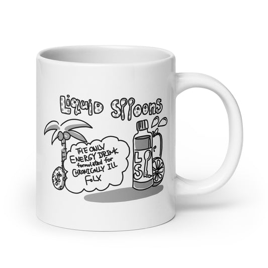 Liquid Spoons Bonus Panel DITL White glossy mug