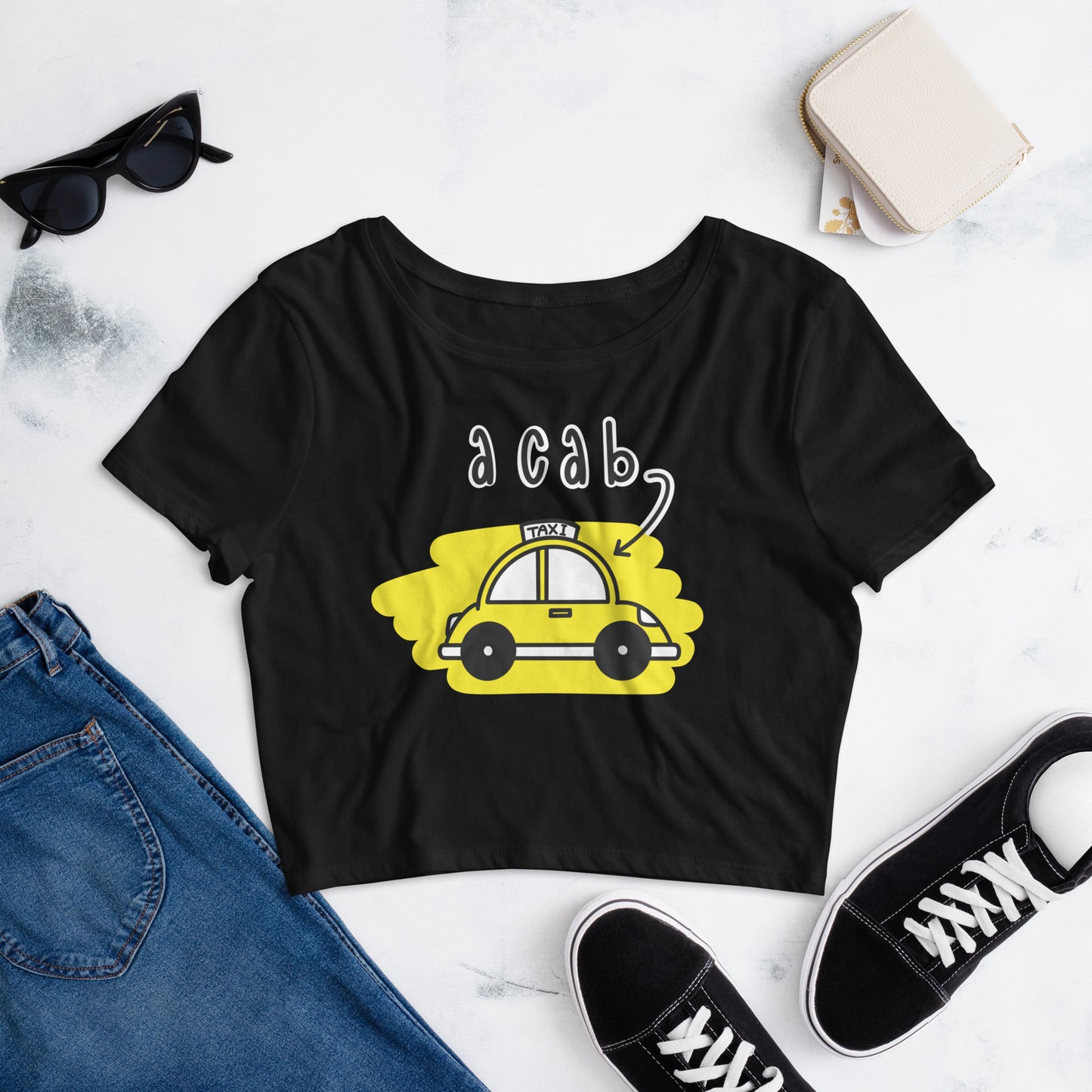 It's A CAB! Crop Tee