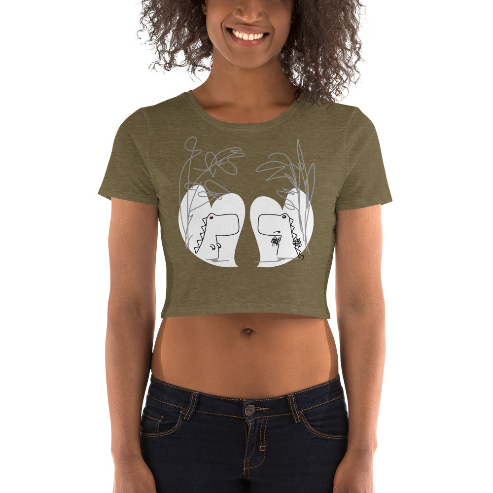 Dino Love DITL Bonus Panel Crop Tee