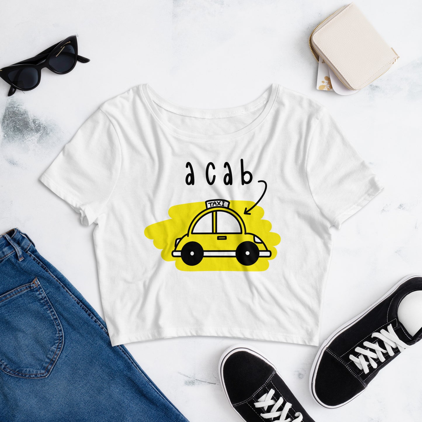 It's A CAB! Crop Tee