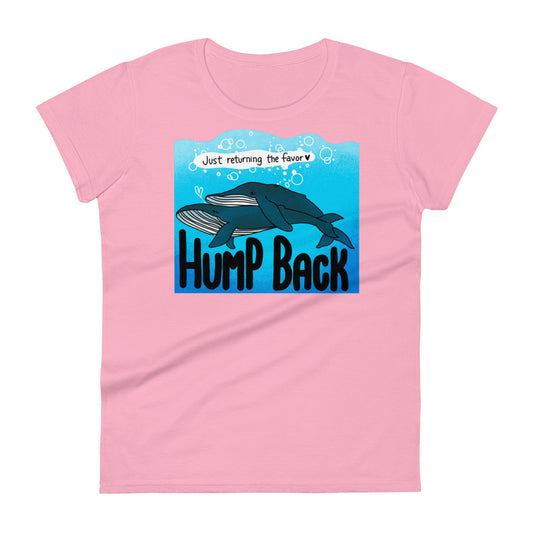 Humpback: Just Returning The Favor - Nature is Queer Fashion-fit short sleeve t-shirt