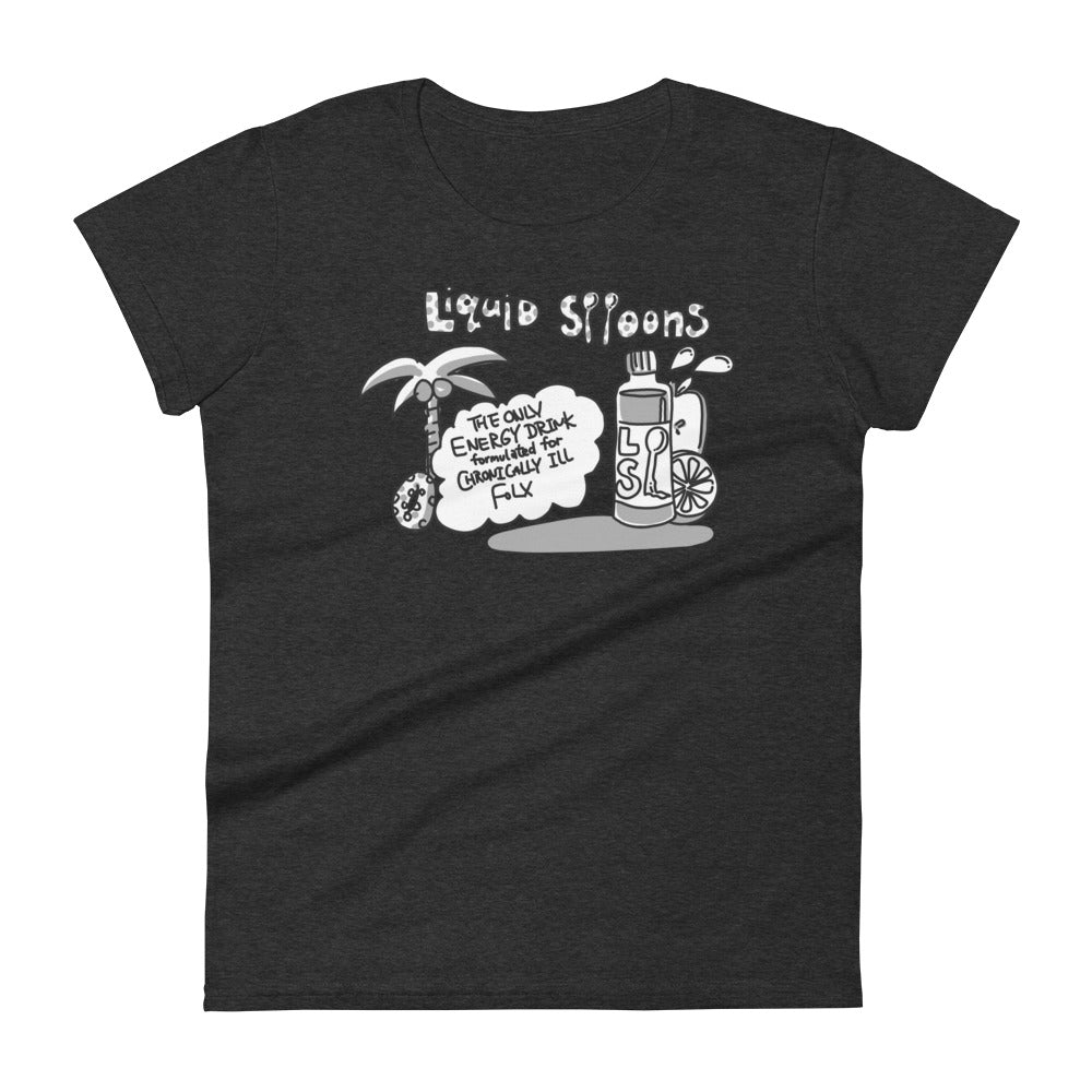 Liquid Spoons Bonus Panel DITL Fashion-fit short sleeve t-shirt