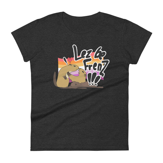 Lez Be Frenz Lesbian Marmots Fashion-fit short sleeve t-shirt